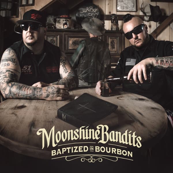 Baptized in Bourbon by Moonshine Bandits, cover art